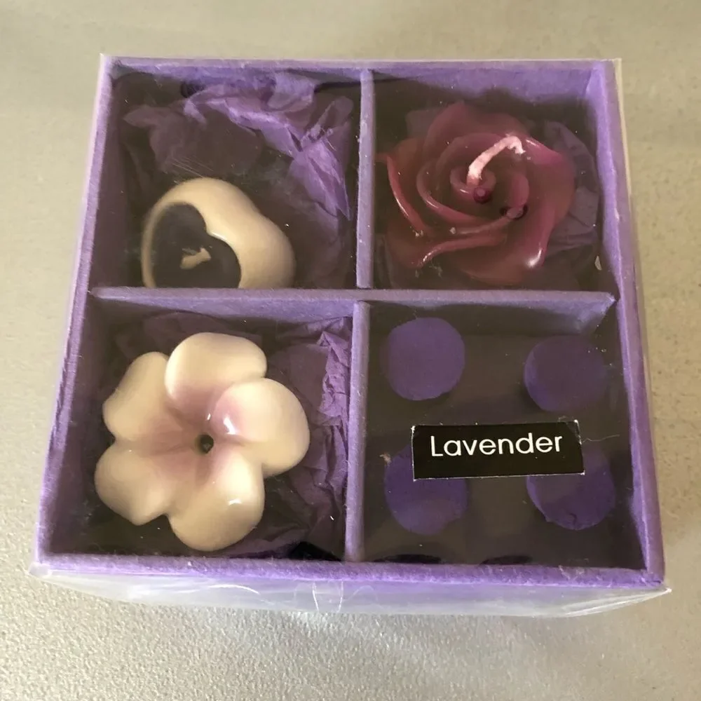 ‎NIB: Lavender Candle and Incense Gift Set